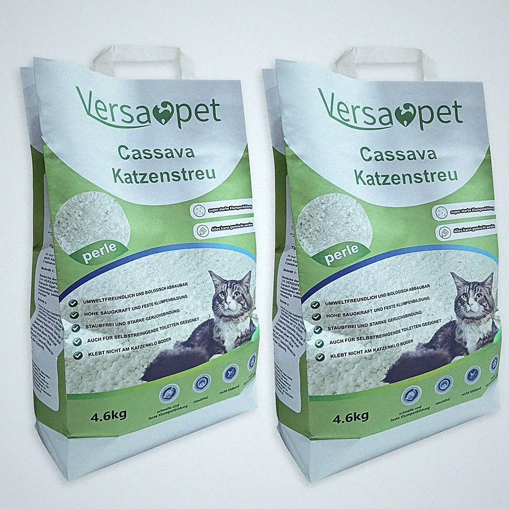 Versapet CASSAVA Katzenstreu klumpend Klumpstreu 2 x 4,6 kg Maniok