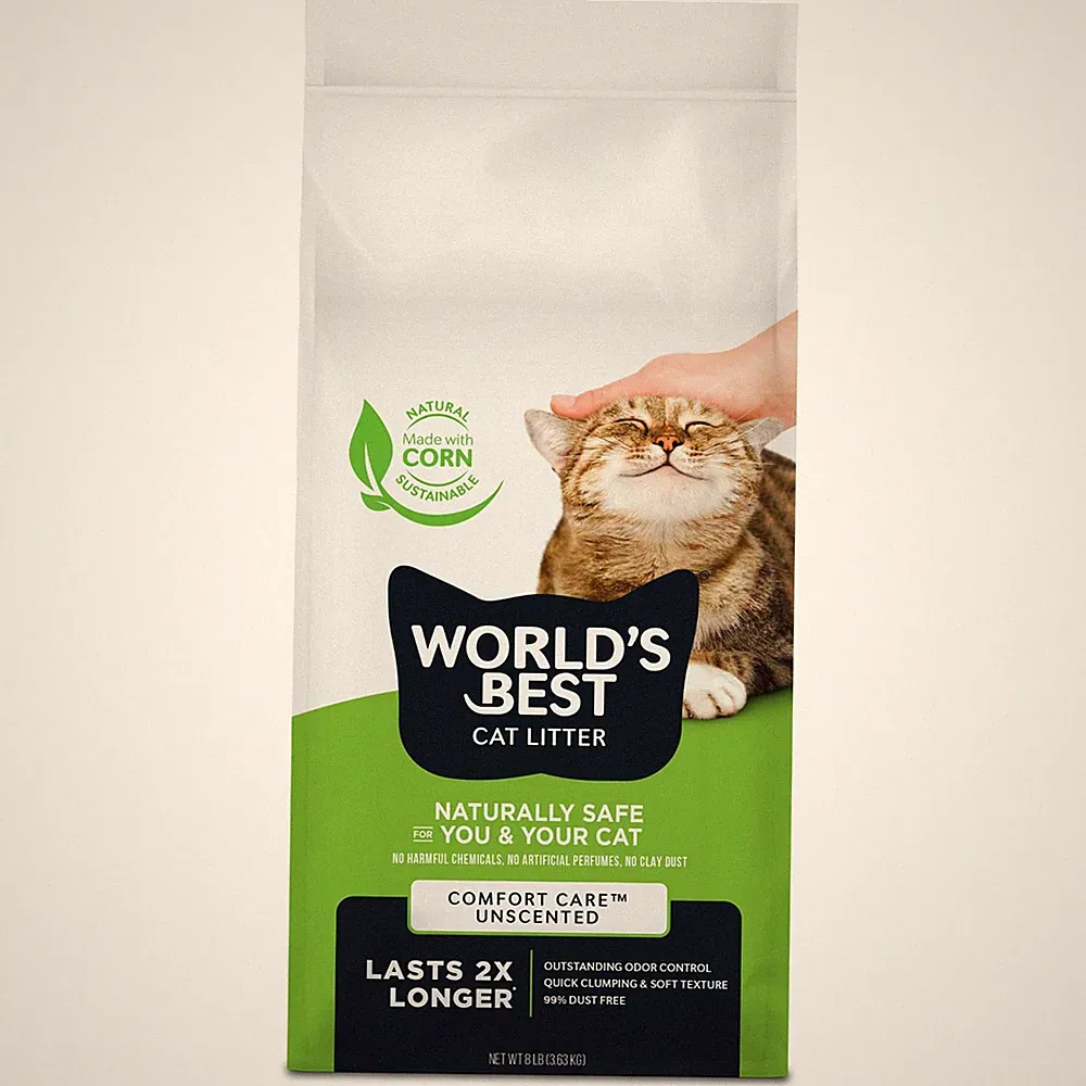 Weltbestes Katzenstreu 8 Pfund (3,63 kg) Original (1er Pack), beige