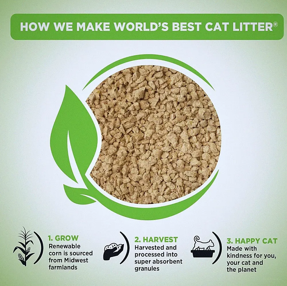 Weltbestes Katzenstreu 8 Pfund (3,63 kg) Original unparfümiert