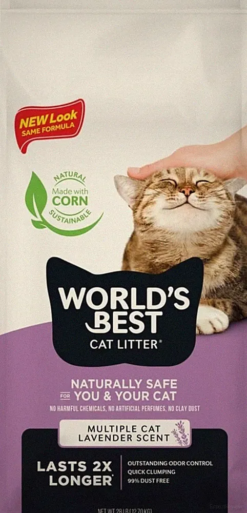 WELTBESTES KATZENSTREU Mehrfacher Katzen-Lavendelduft, 28 Pfund | Natürliche Inhaltsstoffe