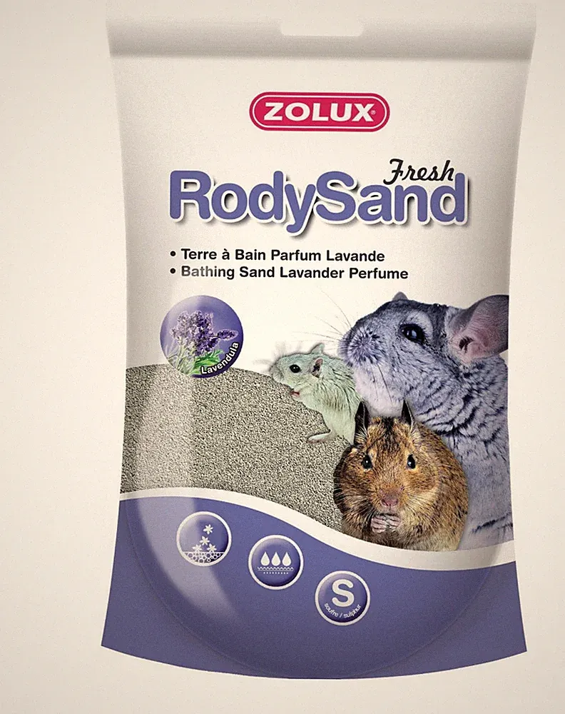 ZOLUX Badesand Rody Sand lavendel 2 l